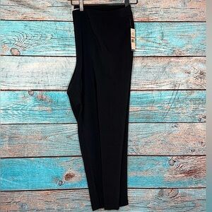 Nanette Lepore Pants 24 NWT‎ Black Gypsy Rose Pull On Trousers Stretch 24W Ankle